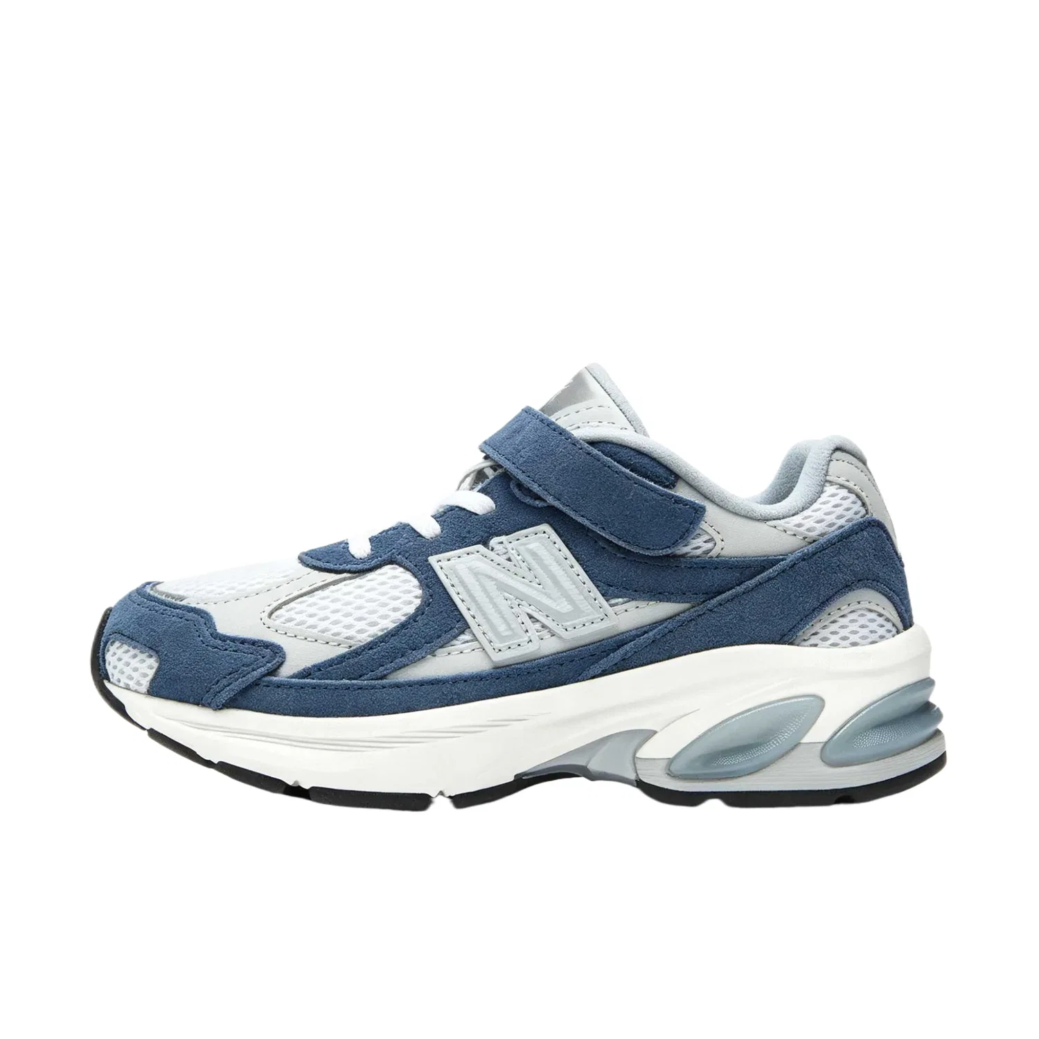 Детские тренировочные кроссовки с широкой колодкой New Balance, Blue/Gray