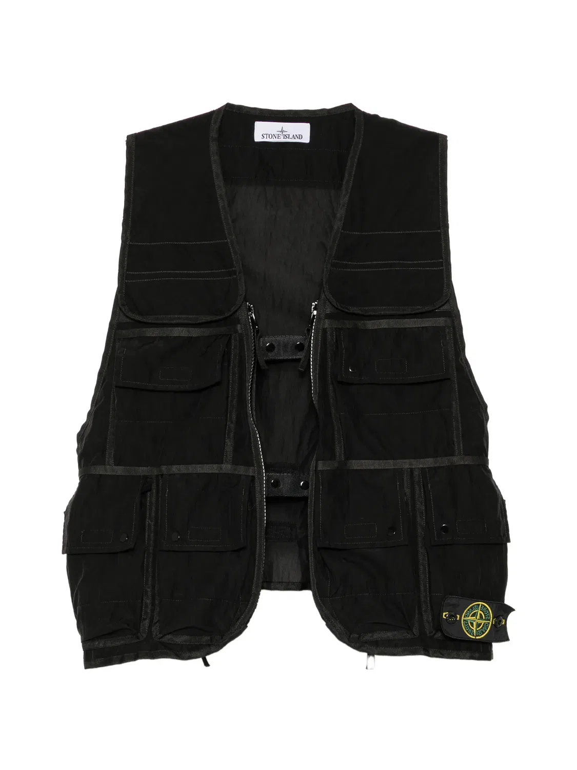 Stone Island Жилет-харнес Черный