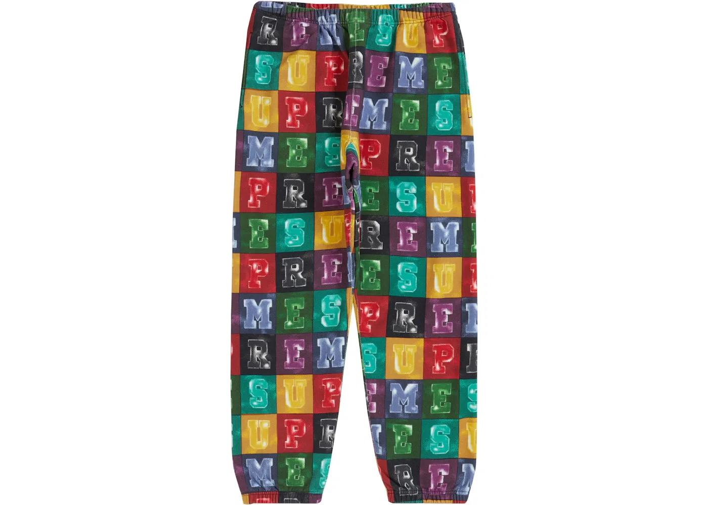 Мужские спортивные штаны с принтом Sweatpant Supreme, Multicolor