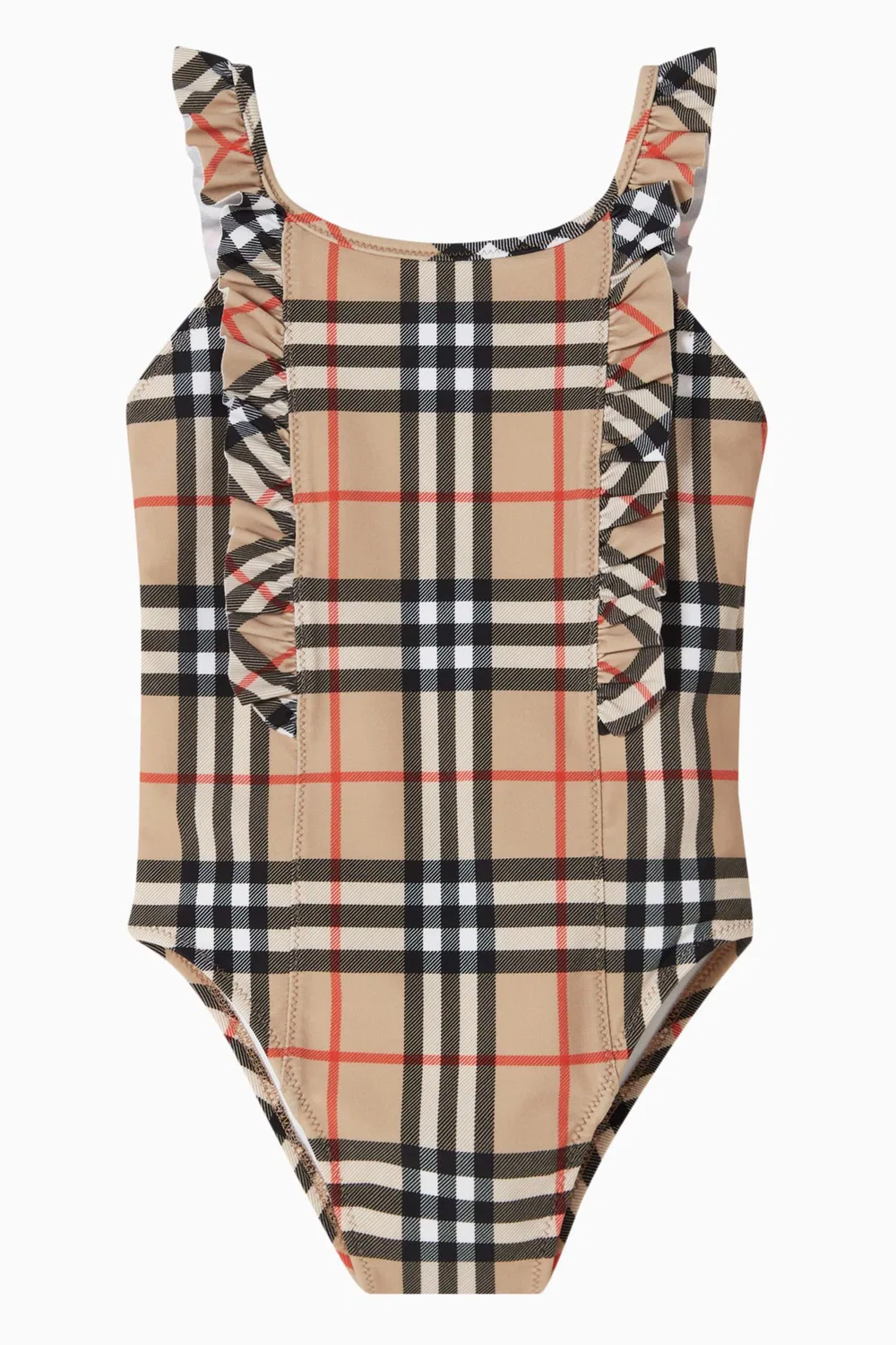 Купальник слитный в клетку Tilly Check Burberry
