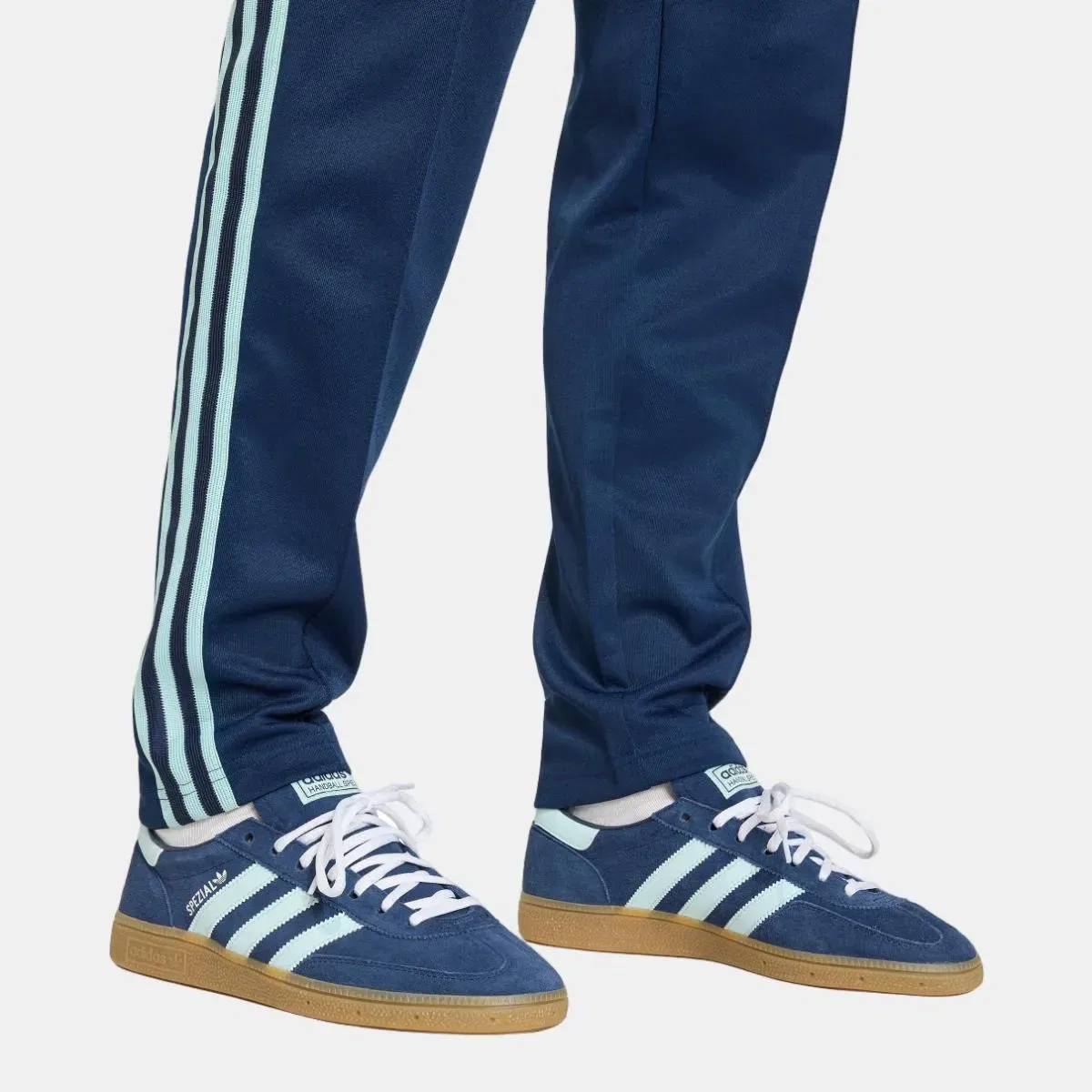 Мужские спортивные брюки с логотипом Adidas Originals Alemania, Azul Marino — фото 4
