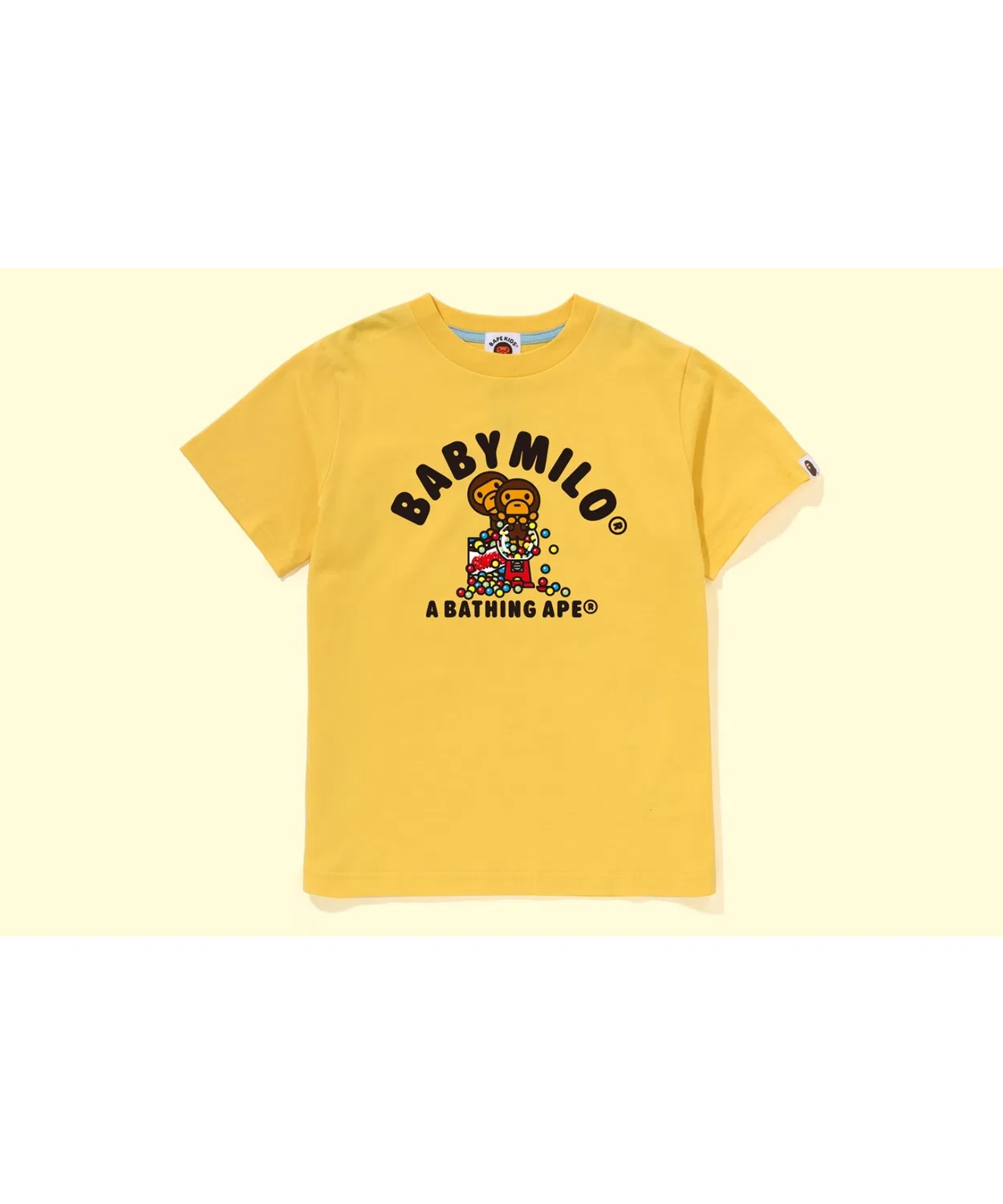 Детская футболка с длинным рукавомBABY MILO GUMBALL UV PRINT TEE A BATHING APE, Sax Blue — фото 3