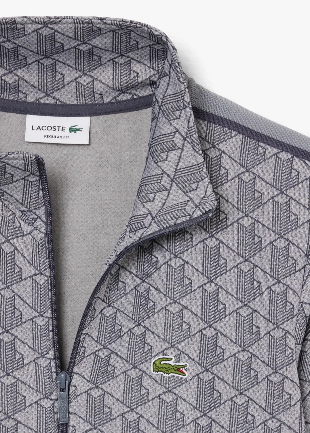 Свитшот Lacoste Regular Fit, серый — фото 2