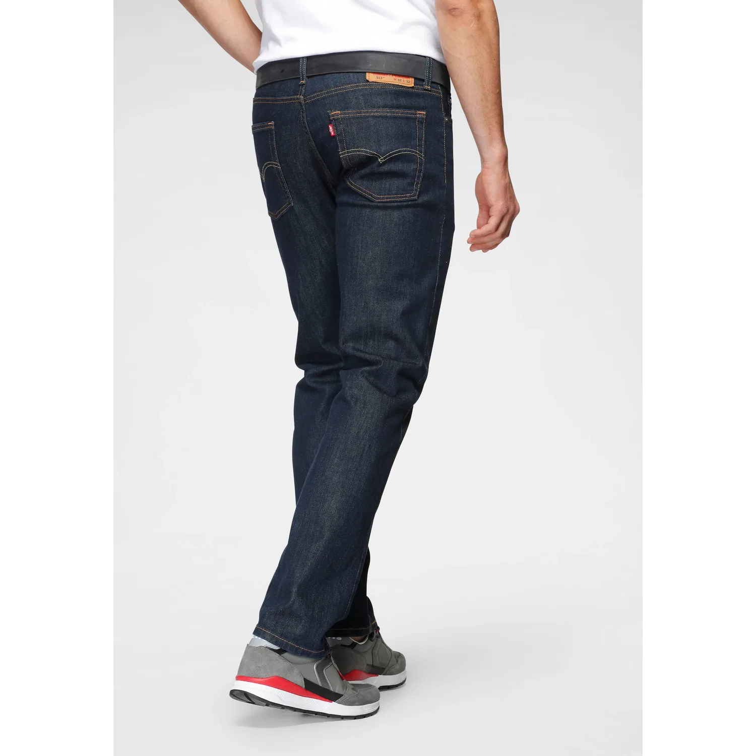 Мужские джинсы slim straight Levi's, Dark Indigo — фото 2