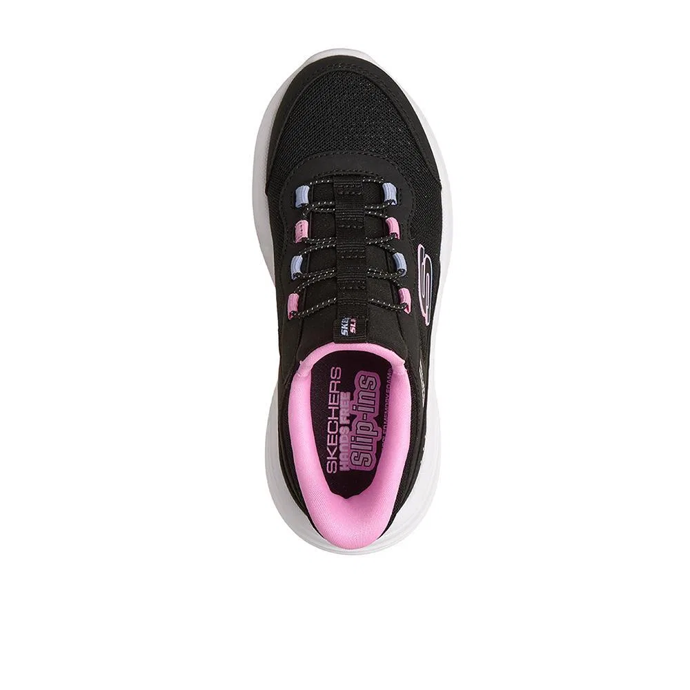 Детские кроссовки с технологией Hands Free Slip-ins Bounder Pro Skechers, Schwarz — фото 3