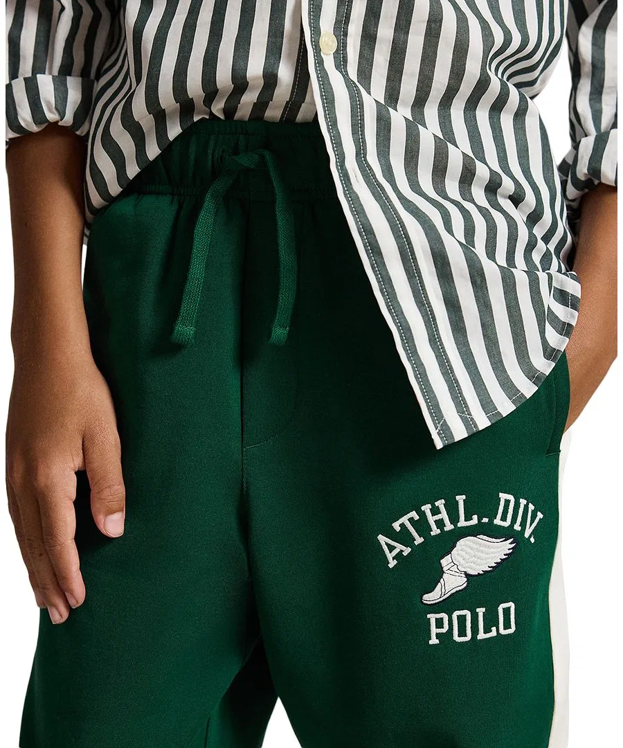 Спортивные брюки с логотипом Athl. Div. Polo Polo Ralph Lauren, Hunter Green — фото 3