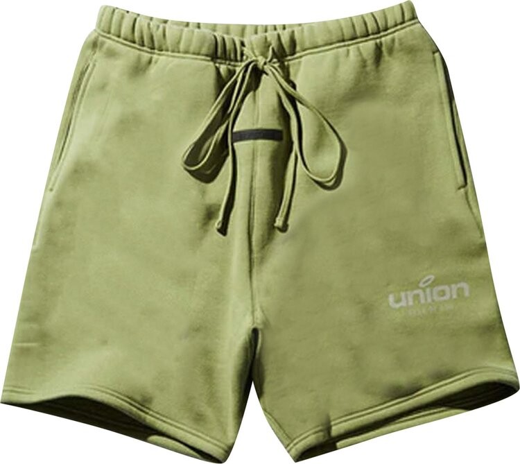 

Шорты Fear of God Essentials x Union Vintage Short 'Vintage Army', зеленый