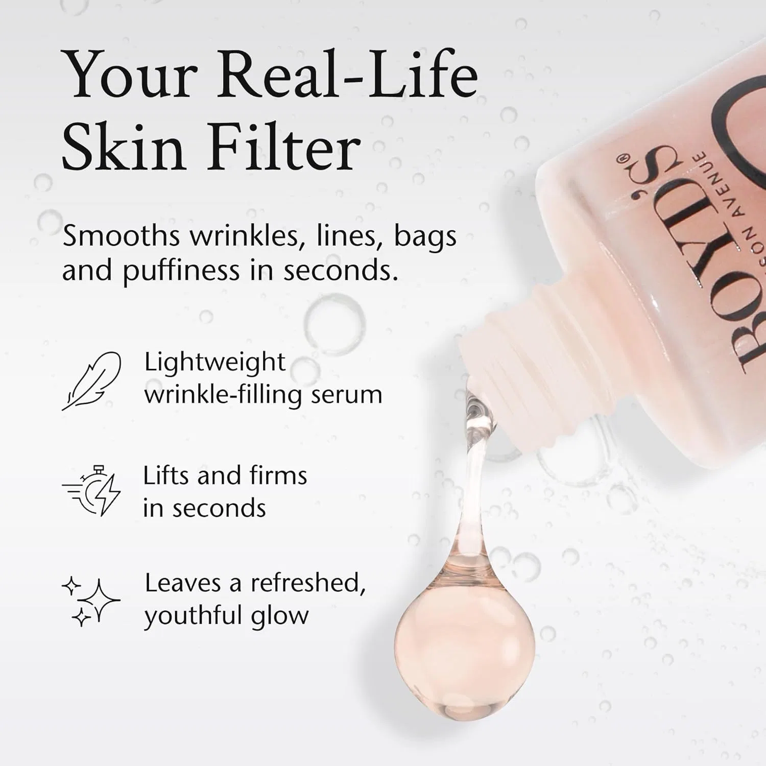 Сыворотка Boyd'S Madison Avenue — No Lines временный разглаживающий филлер для лица, 14.8 мл — фото 2