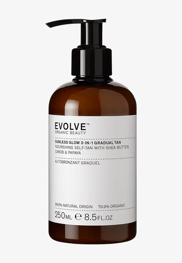 Автозагар 3-в-1: эффект постепенного загара без солнца 250 мл Evolve Organic Beauty
