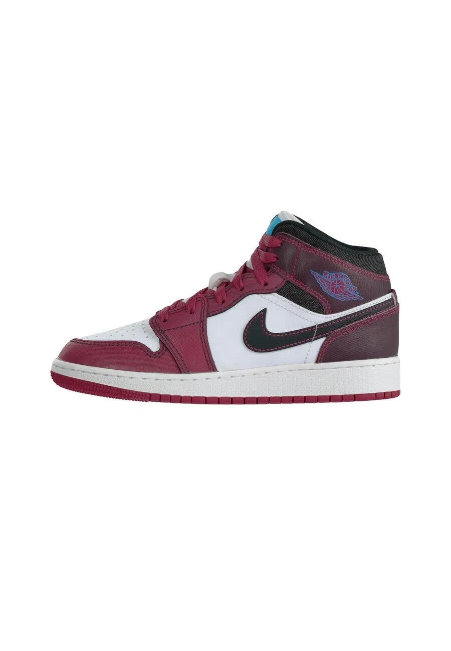 Кроссовки Jordan 'Air Jordan 1 Mid SE' в цветах баклажан и ягода