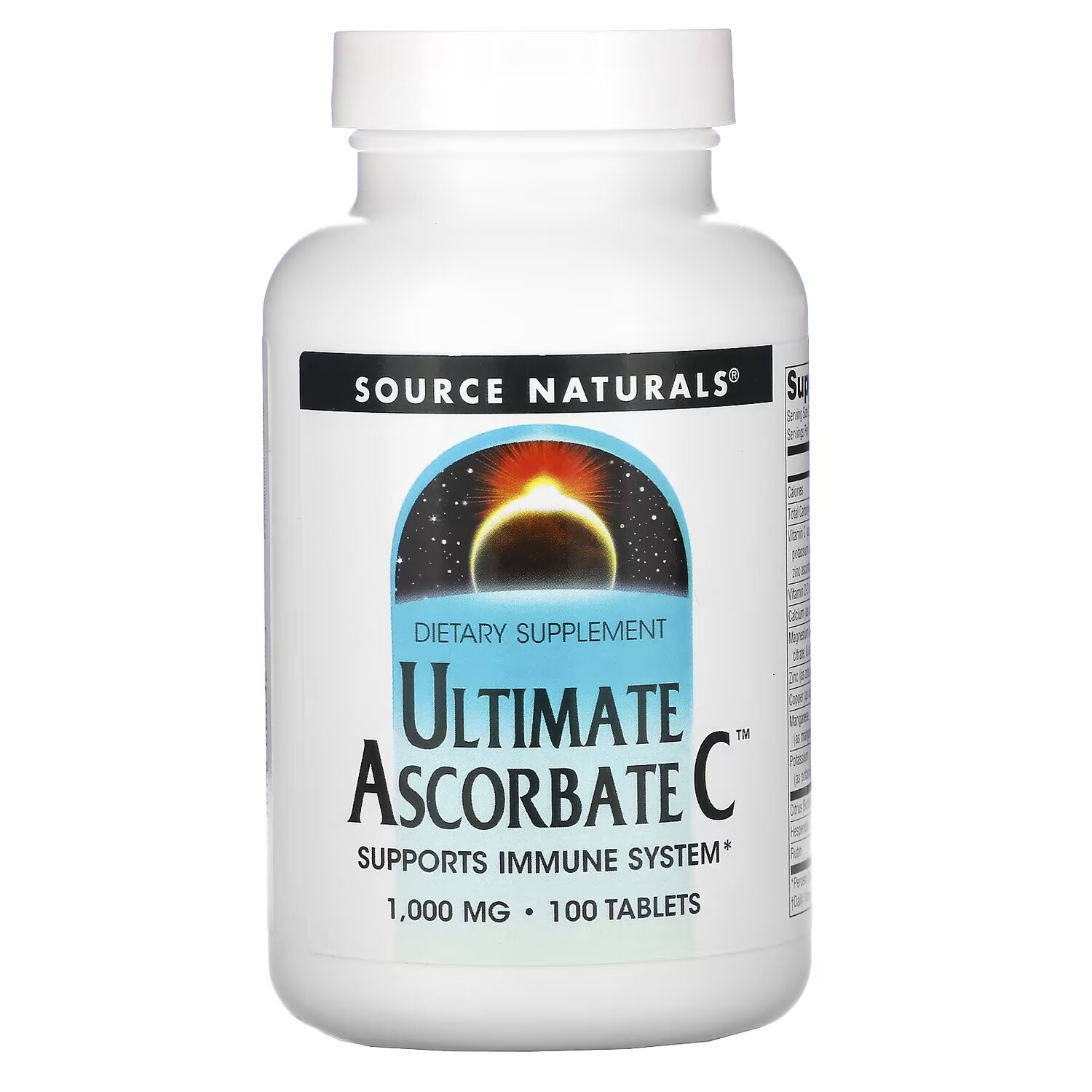 

Source Naturals Ultimate Ascorbate C 1000 мг, 100 таблеток