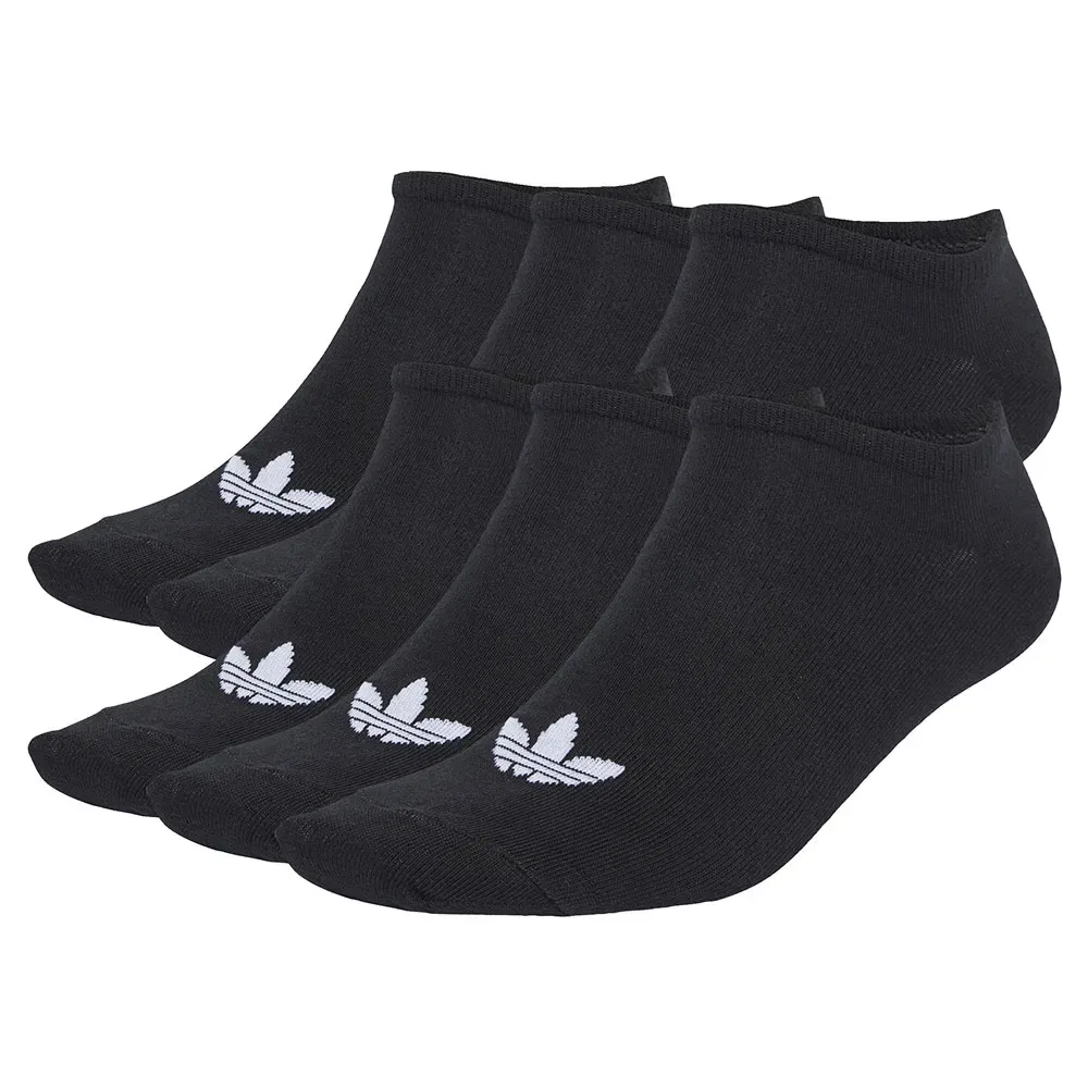 Носки укороченные Adidas Originals Liner no show, 6 пар, черный