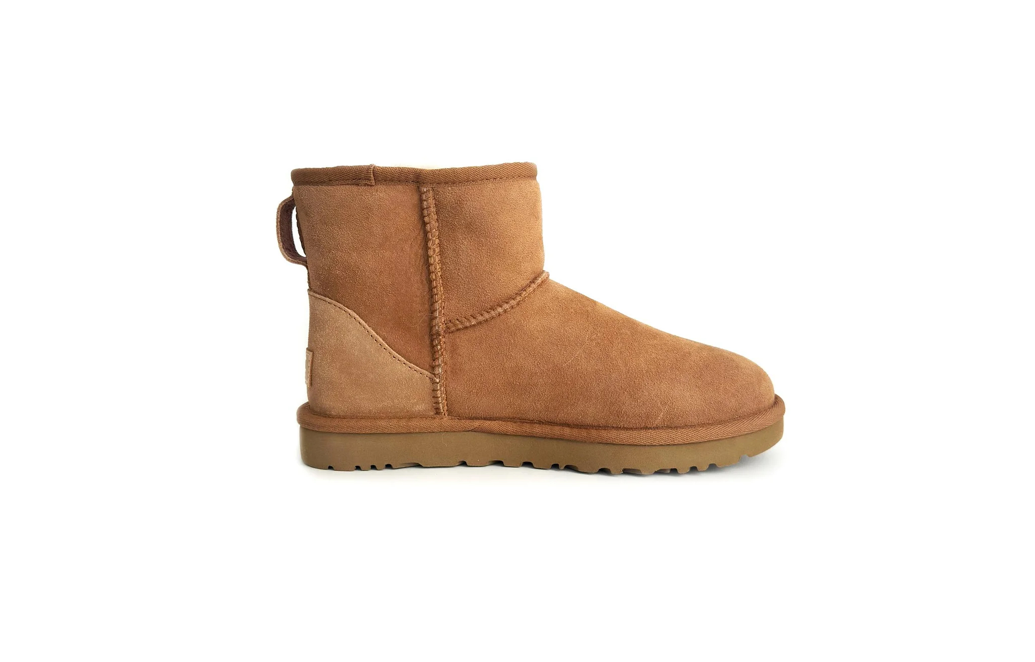 Угги UGG Classic Mini II с декоративной нишивкой, коричневый — фото 2