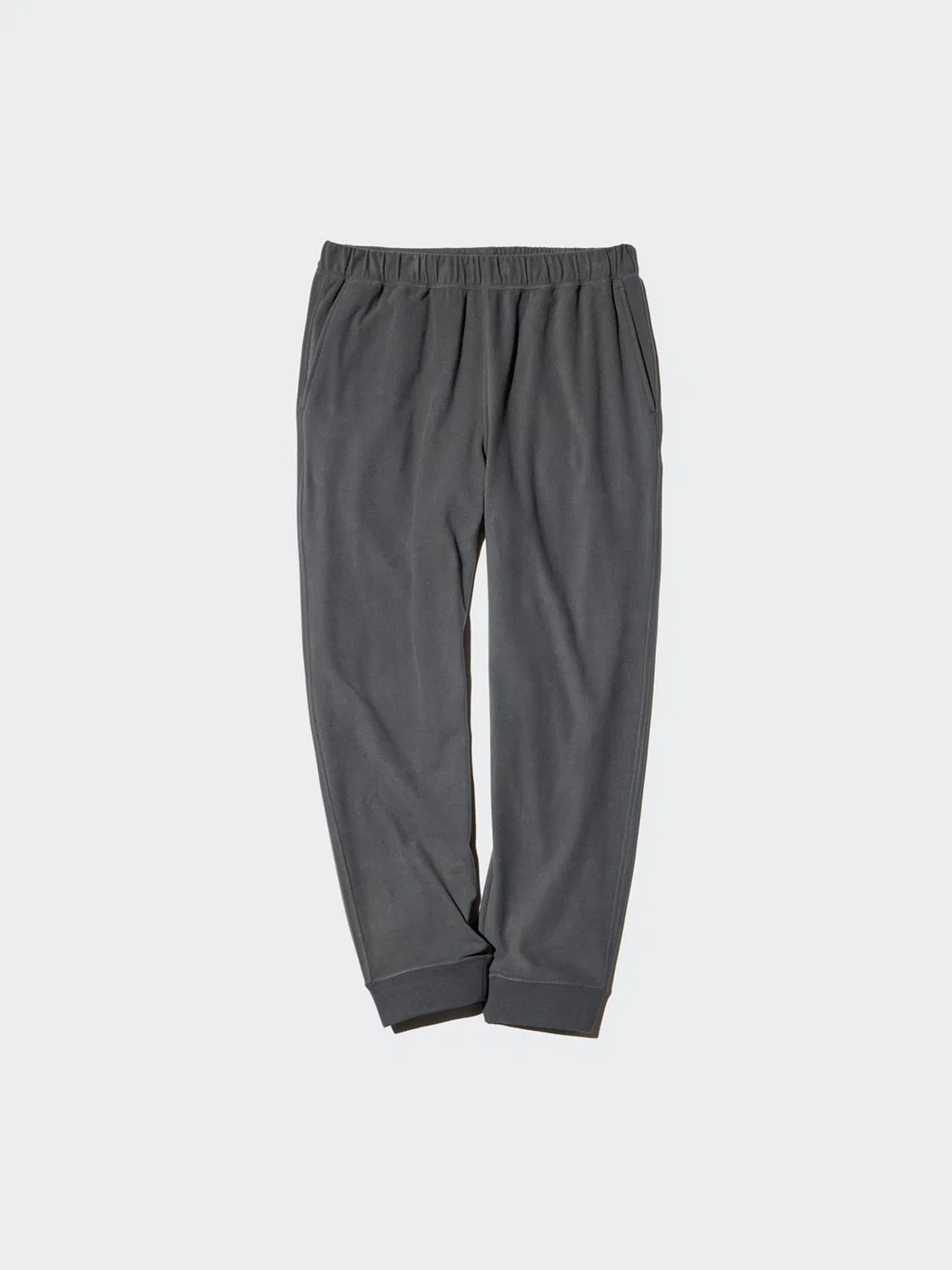 Брюки из мягкого флиса с завязками Uniqlo, темно-синий — фото 3