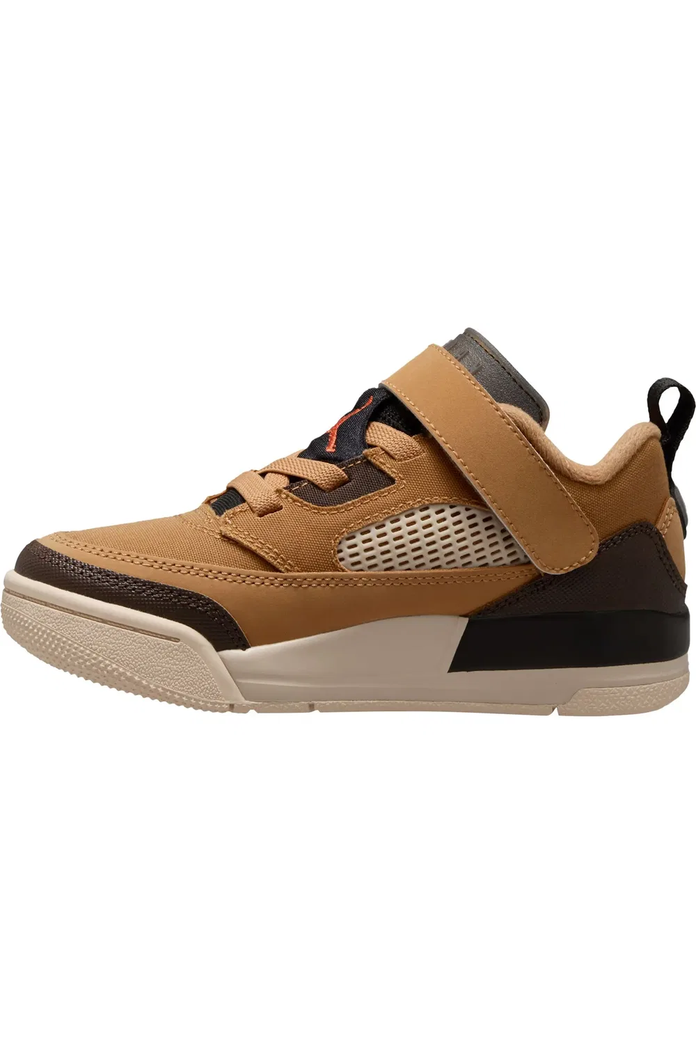 Кроссовки детские низкие Spizike Jordan, Flax/Baroque Brown/Black — фото 4