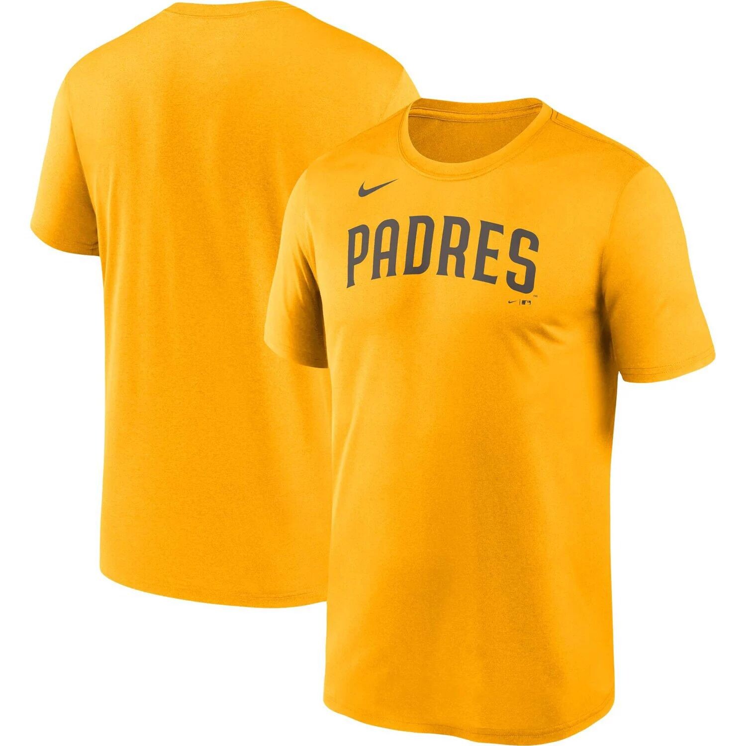 

Мужская золотая футболка San Diego Padres Wordmark Legend Performance Big & Tall Nike, Желтый, Мужская золотая футболка San Diego Padres Wordmark Legend Performance Big & Tall Nike