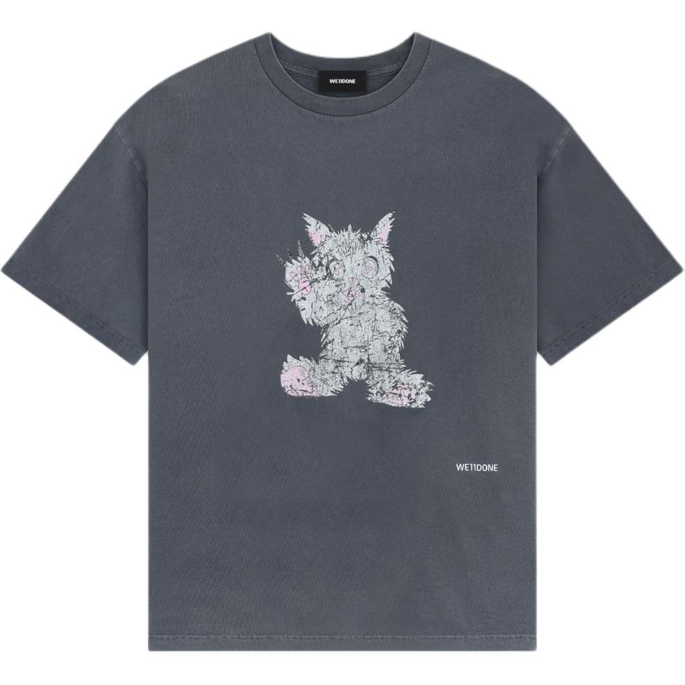 

We11Done Футболка SS24 унисекс, угольно-серый