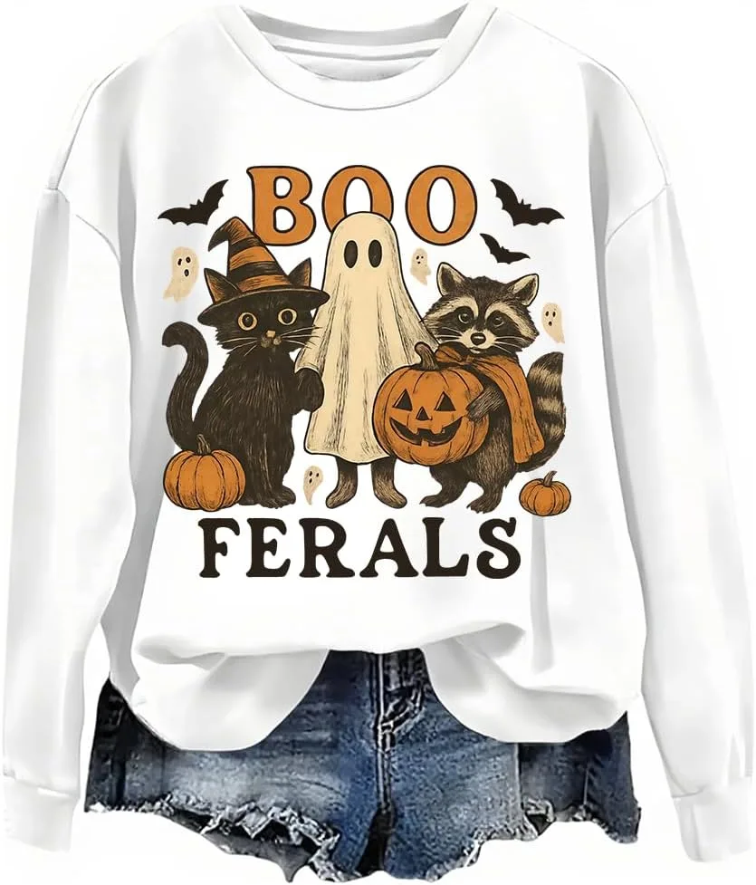 

Толстовка Boo Ghost Raccoon с капюшоном NACJOM