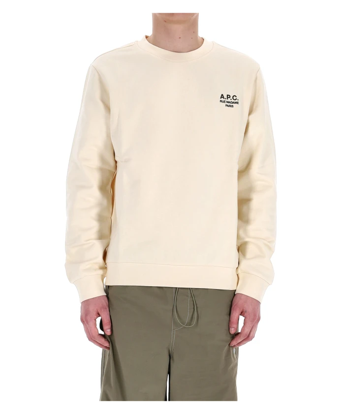 

Стандартный свитшот с круглым вырезом "Rue Madame". A.P.C., бежевый