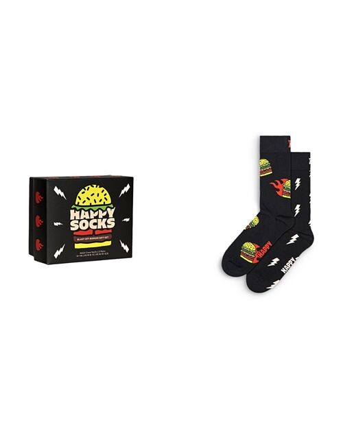 

Подарочный набор носков Blast Off Burger Crew, 2 шт. Happy Socks, цвет Black