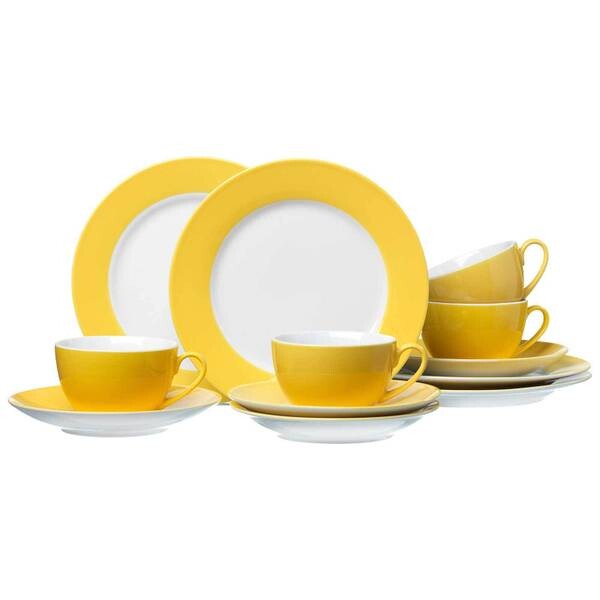 

Кофейный сервиз doppio 12 шт. Ritzenhoff, желтый