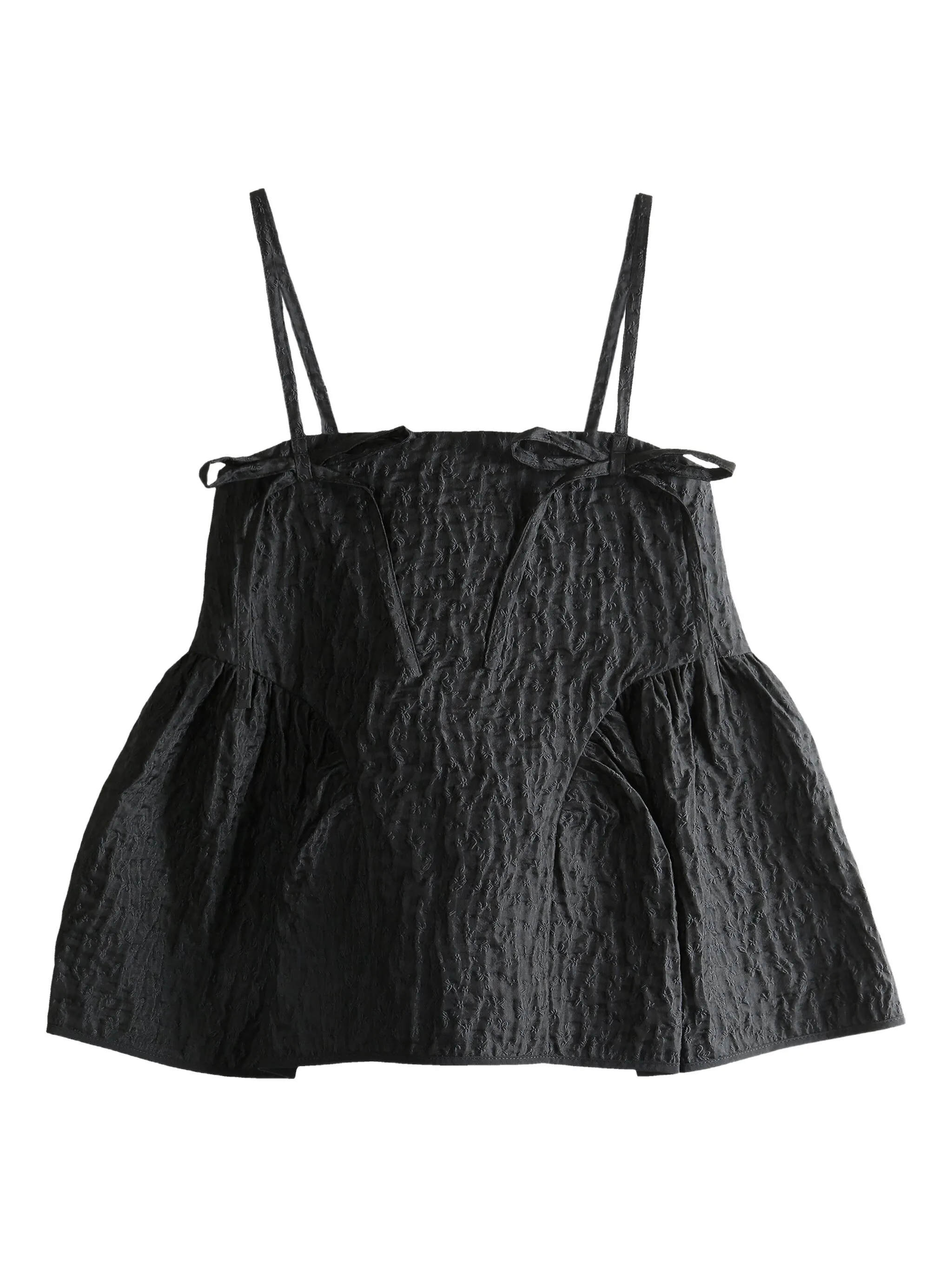 

Топ с завязками Cecilie Bahnsen, черный