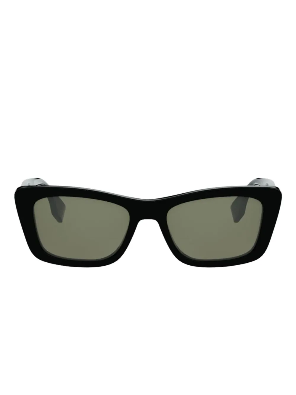 

Солнцезащитные очки в прямоугольной оправе Fendi, черный