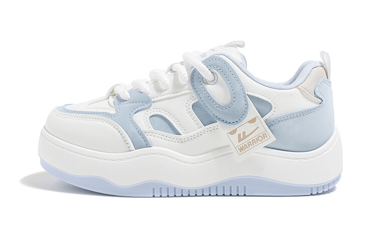 

Кроссовки Warrior Skateboarding Low-top, белый/голубой, Синий, Кроссовки Warrior Skateboarding Low-top, белый/голубой