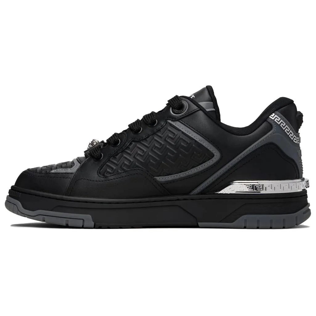 VERSACE Greca Low top Skateboard Shoes мужские Black