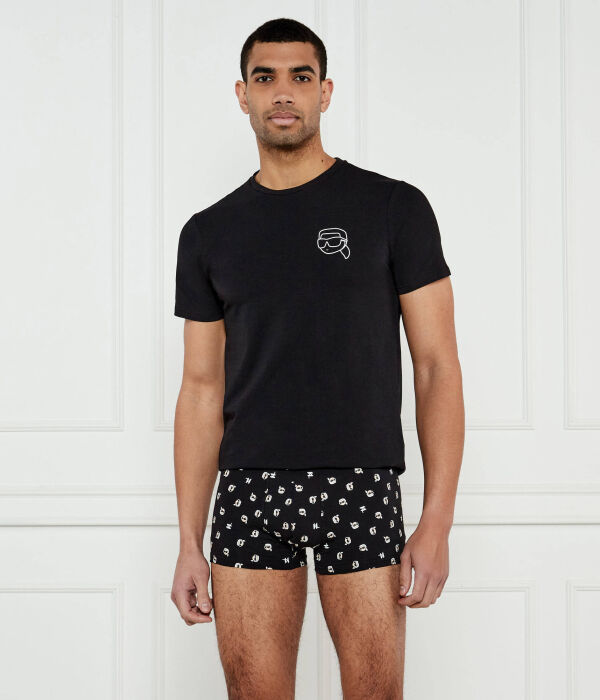 

Значок пижамы Regular fit Karl Lagerfeld, черный