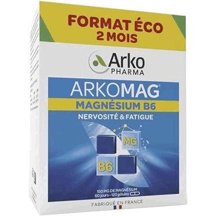 

Arkomag Magnesium B6 добавка при дефиците магния, нервозности и усталости Arkopharma