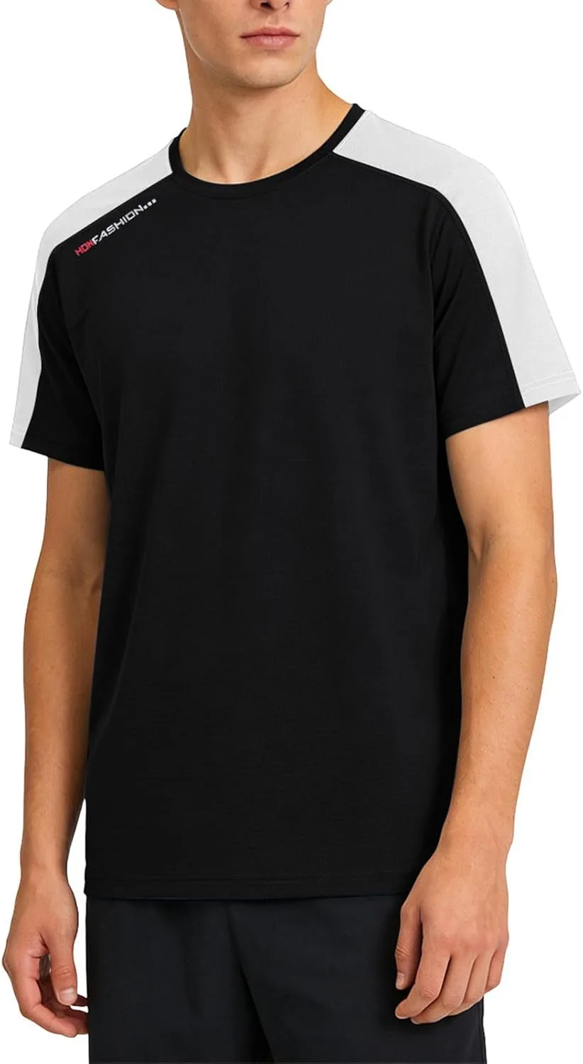 

Футболка Cambkatl с коротким рукавом для мужчин, цветной блок, Casual