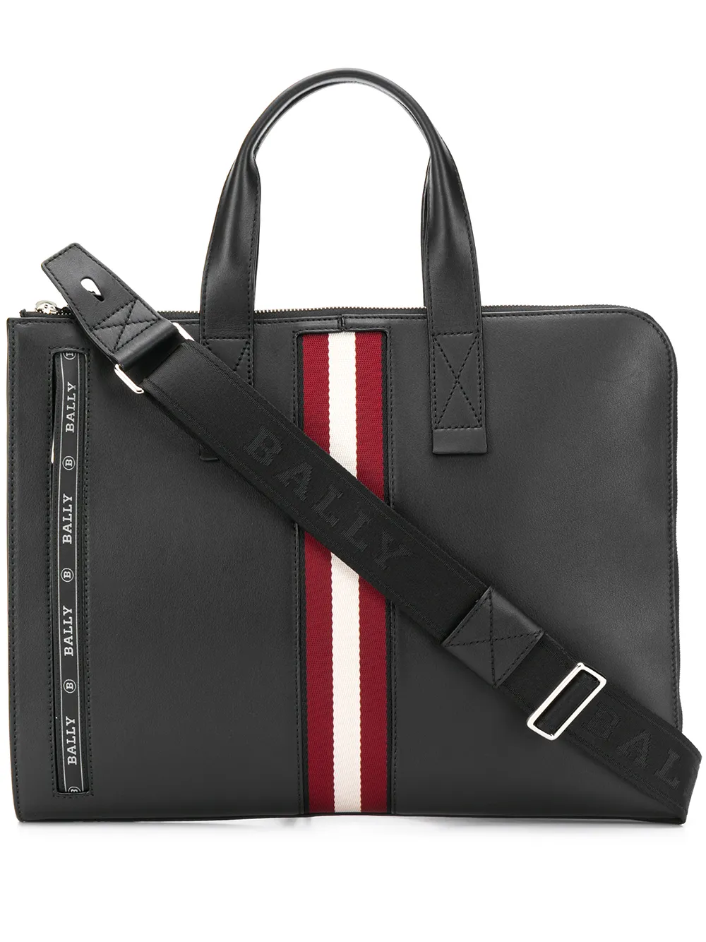 

Сумка-тоут Henri с ремнем Bally, черный