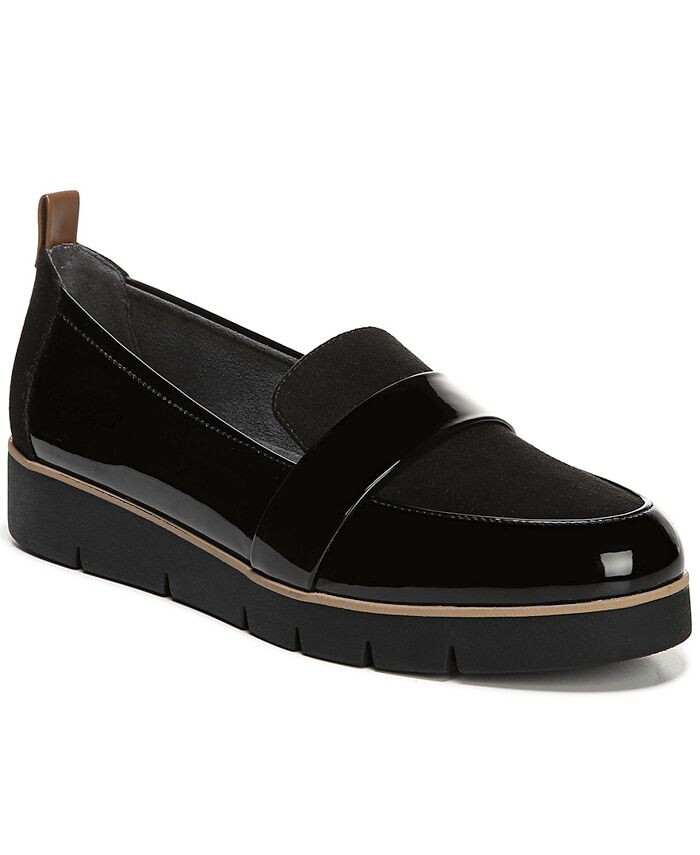 

Женские слипоны Webster Dr. Scholl's, цвет Black Patent/Microfiber