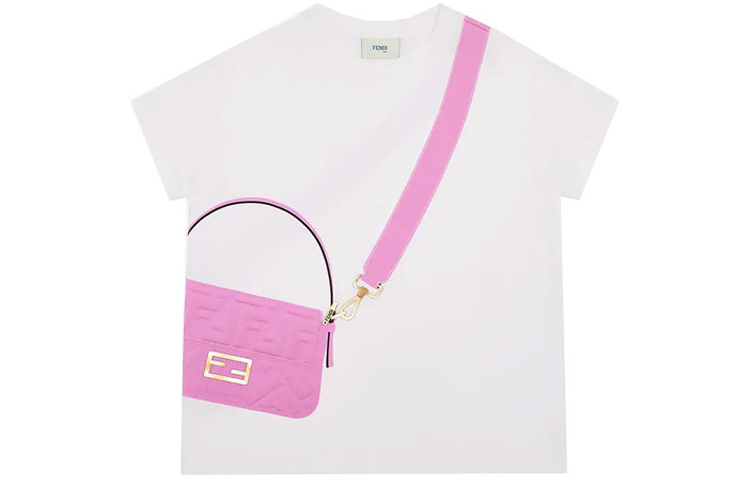 

Детская футболка FENDI, белая