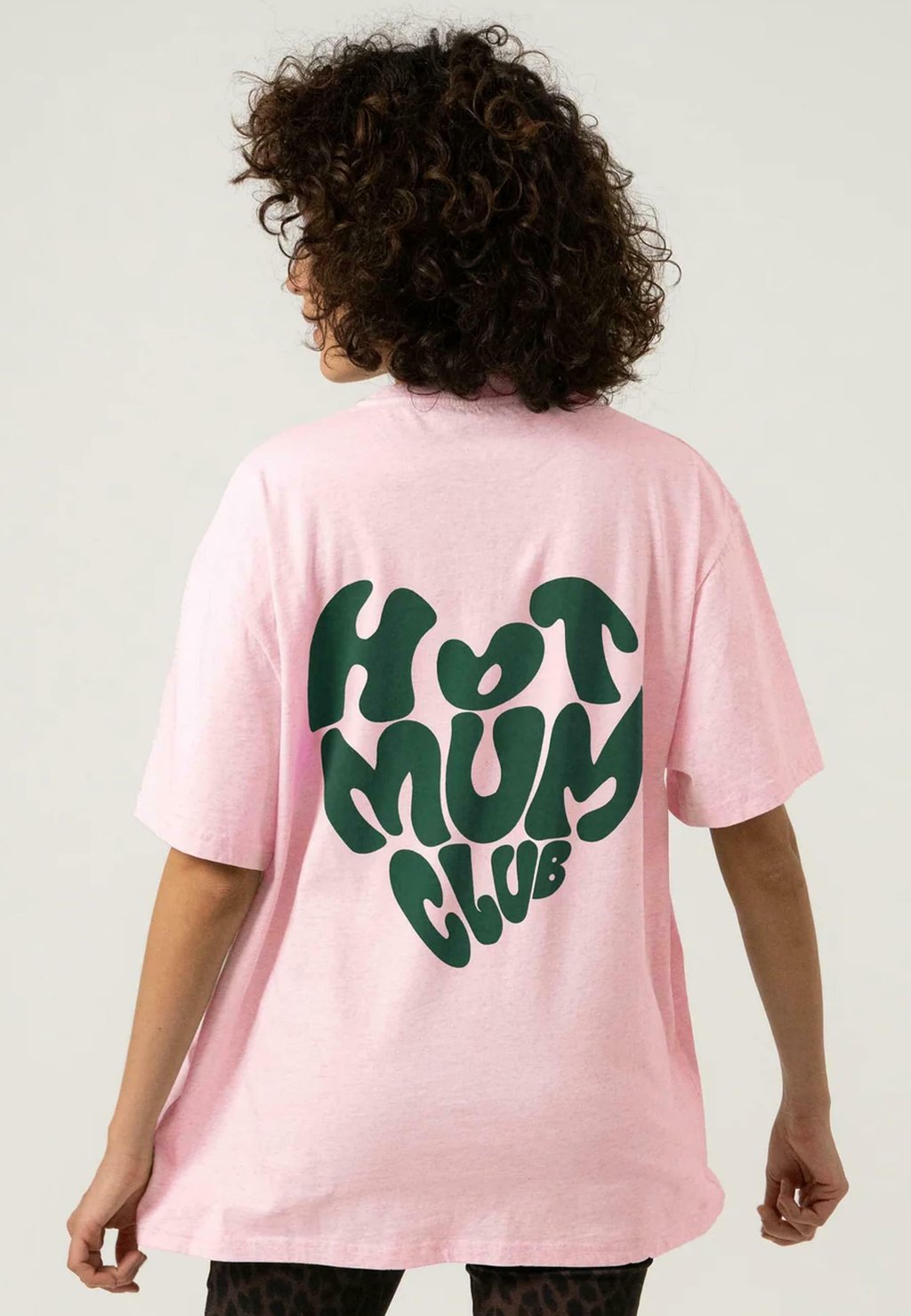 

Футболка с принтом BF HOT MUM OH APRIL, светло-розовый