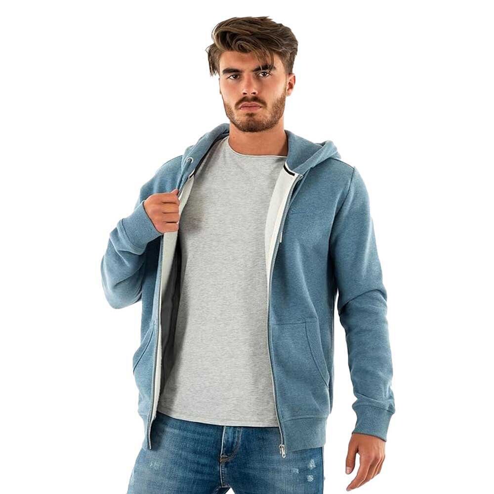 

Толстовка Superdry Essential Logo Full Zip, синий