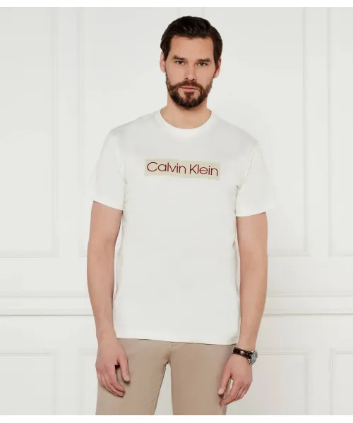 

Футболка Regular fit Calvin Klein Jeans, бежевый