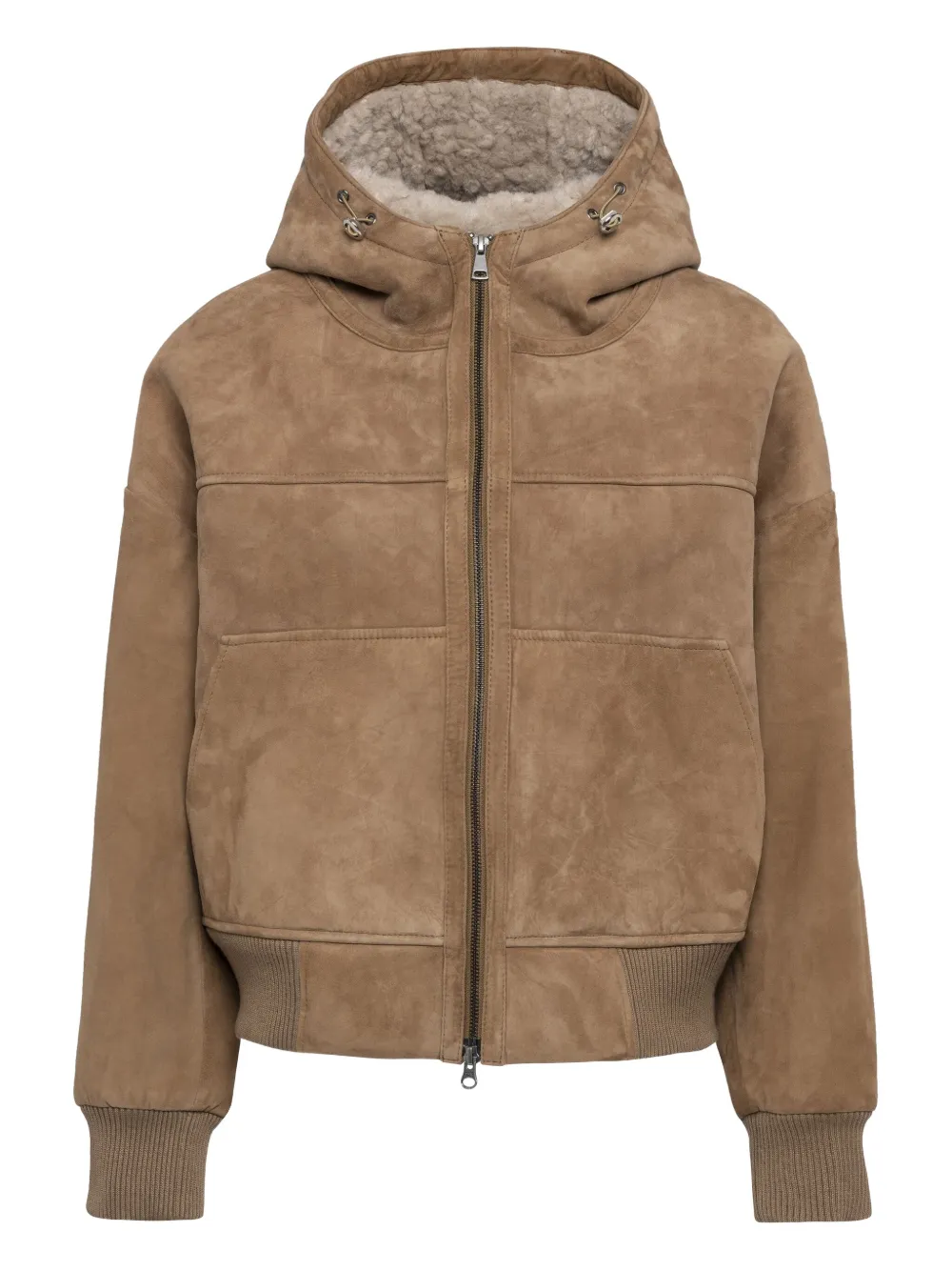 

Куртка с капюшоном на молнии Tela, коричневый