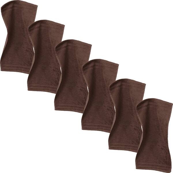 

Гостевое полотенце Erwin Müller 6er-Pack 202513, 30x1x50 см, коричневый