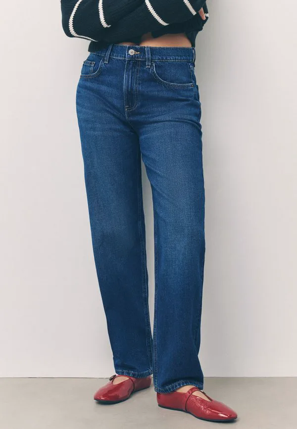 Бочка с широкой ногой Next, Denim Dark Blue