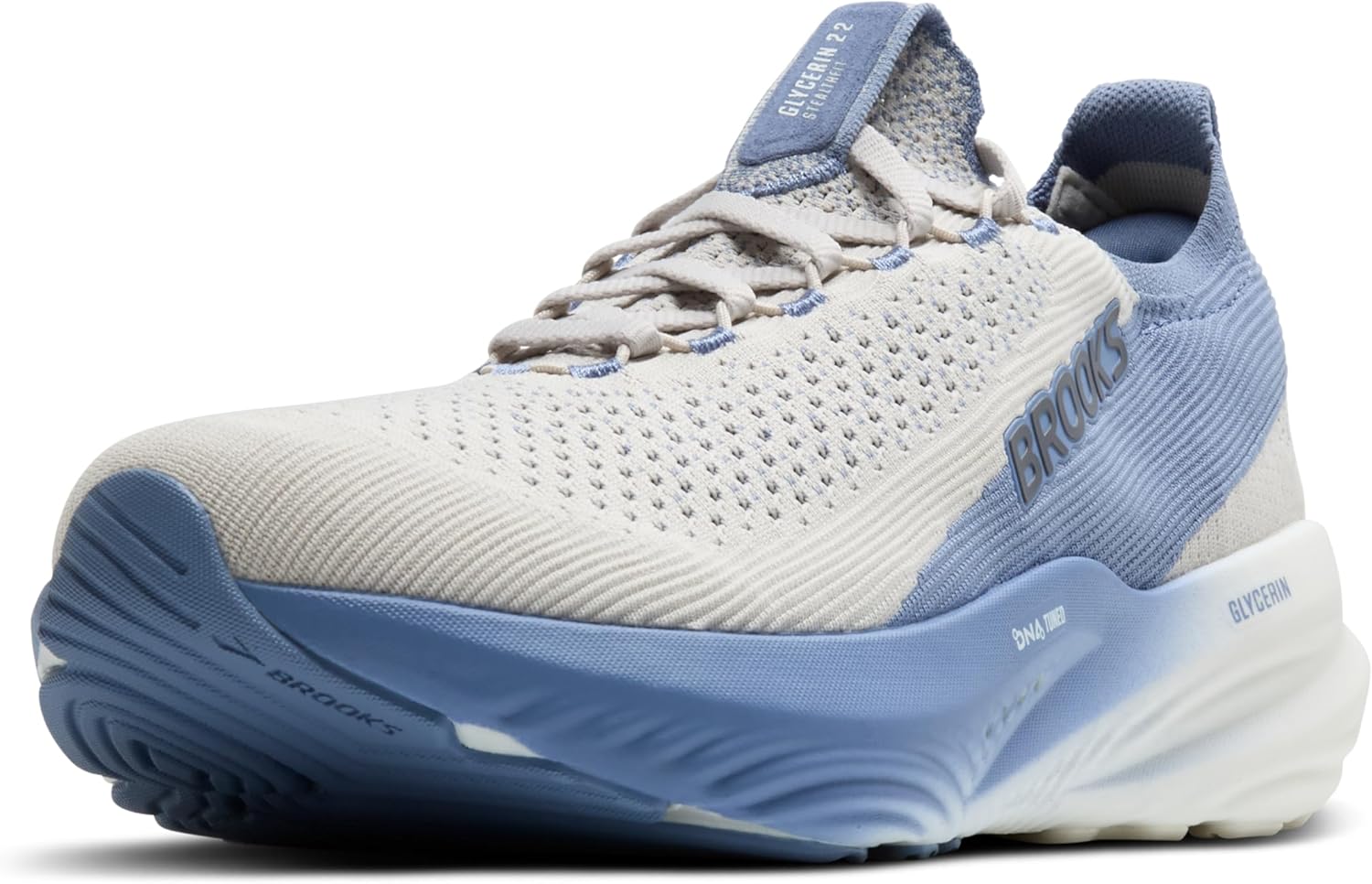 

Мужские кроссовки Brooks Glycerin Stealthfit 22 нейтральные для бега, Antarctica/Country Blue