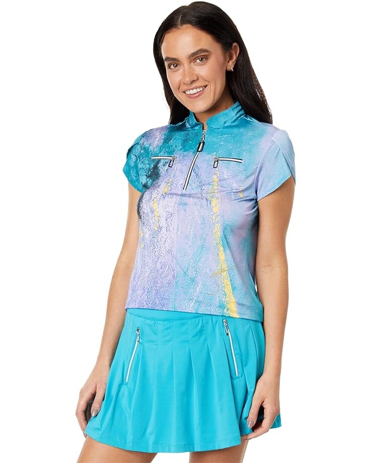 

Топ Jamie Sadock Crayola Short Sleeve, цвет Indochine