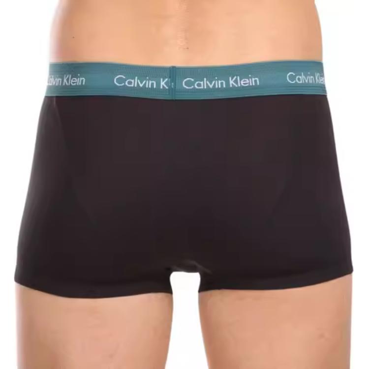 Низкие трусы 3 шт боксеры europe version мужские 3 шт Calvin Klein, черный — фото 3