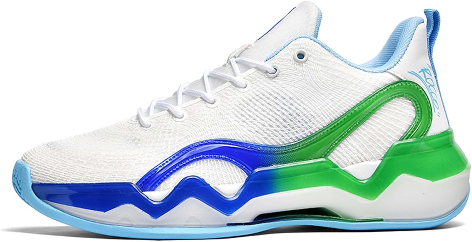 

Мужские спортивные кроссовки с противоскользящей подошвой, легкие и дышащие баскетбольные кроссовки Generic, синий