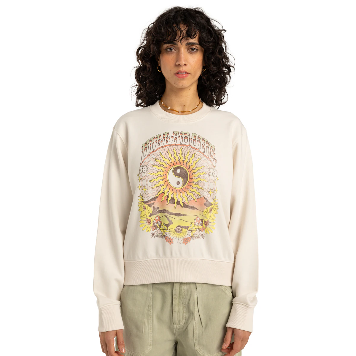 

Женская толстовка Balanced Out Billabong, белый