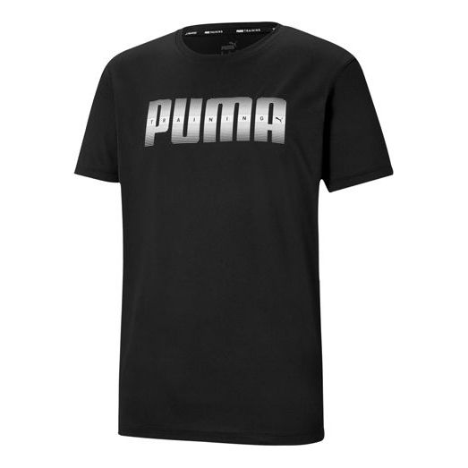 

Футболка performance recycled logo t-shirt 'black' Puma, черный