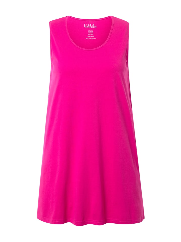 

Футболка Ulla Popken, цвет fuchsia pink
