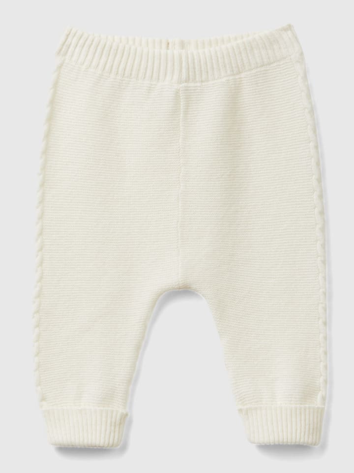 

Спортивные брюки Benetton, кремовый