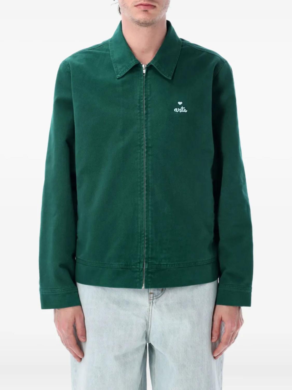 

Куртка с логотипом в виде сердца Arte Antwerp, зеленый